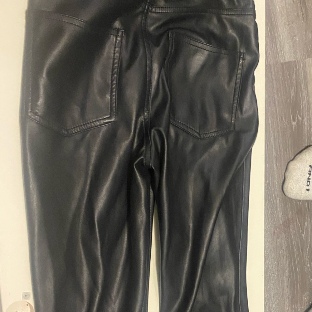 Zara leather pants, size two, good condition